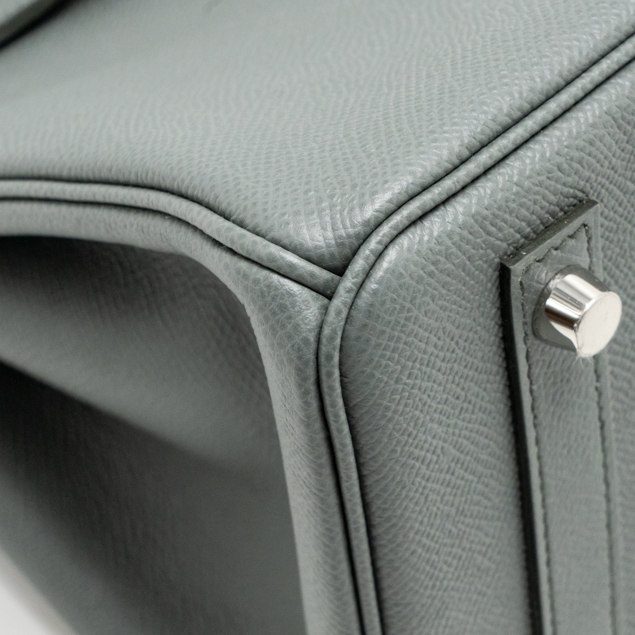 HERMES BIRKIN 30 EPSOM VERT AMANDE SHW