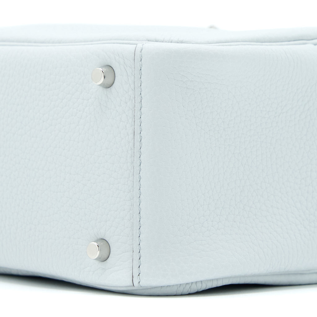 HERMES MINI LINDY CLEMENCE BLUE PALE SHW