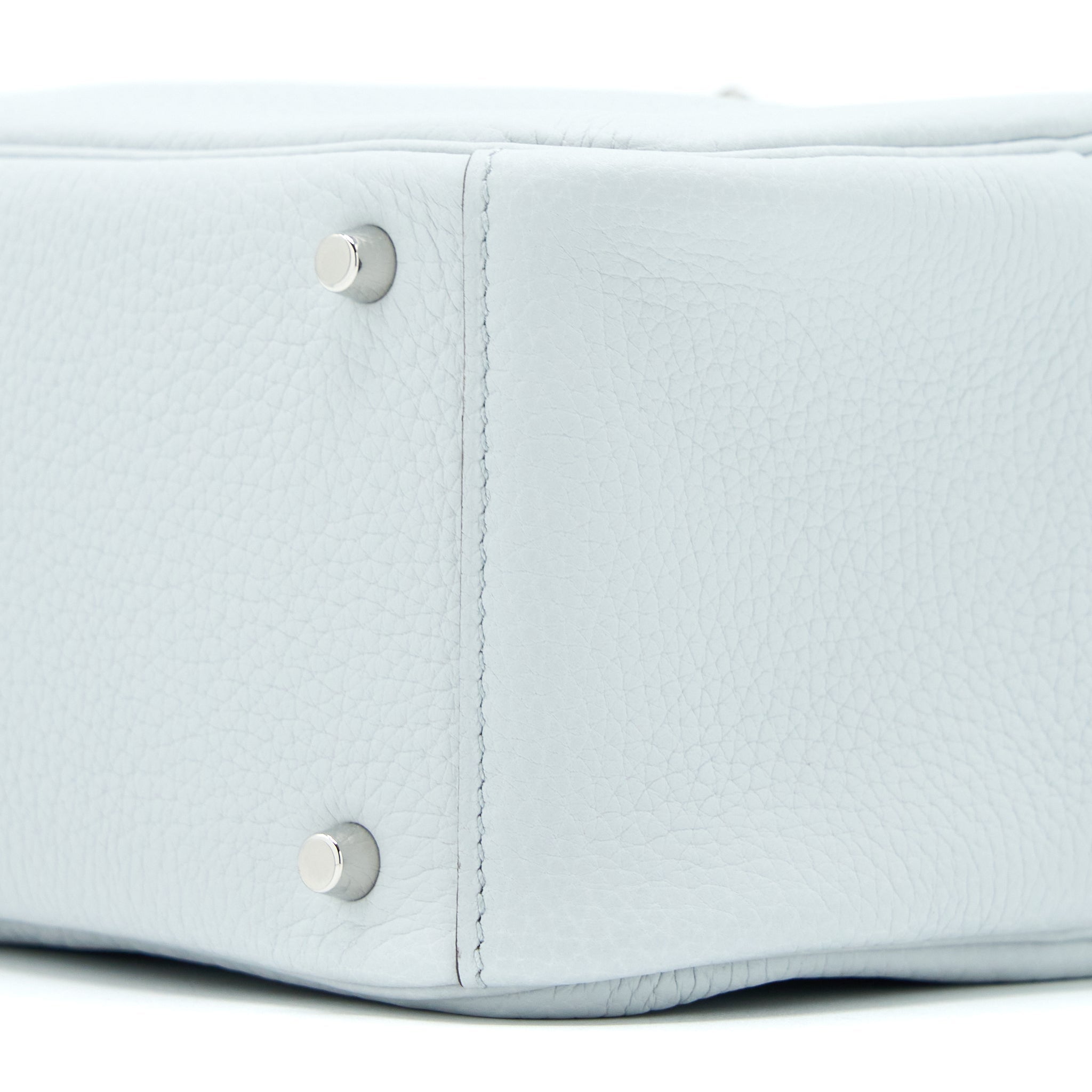 HERMES MINI LINDY CLEMENCE BLUE PALE SHW