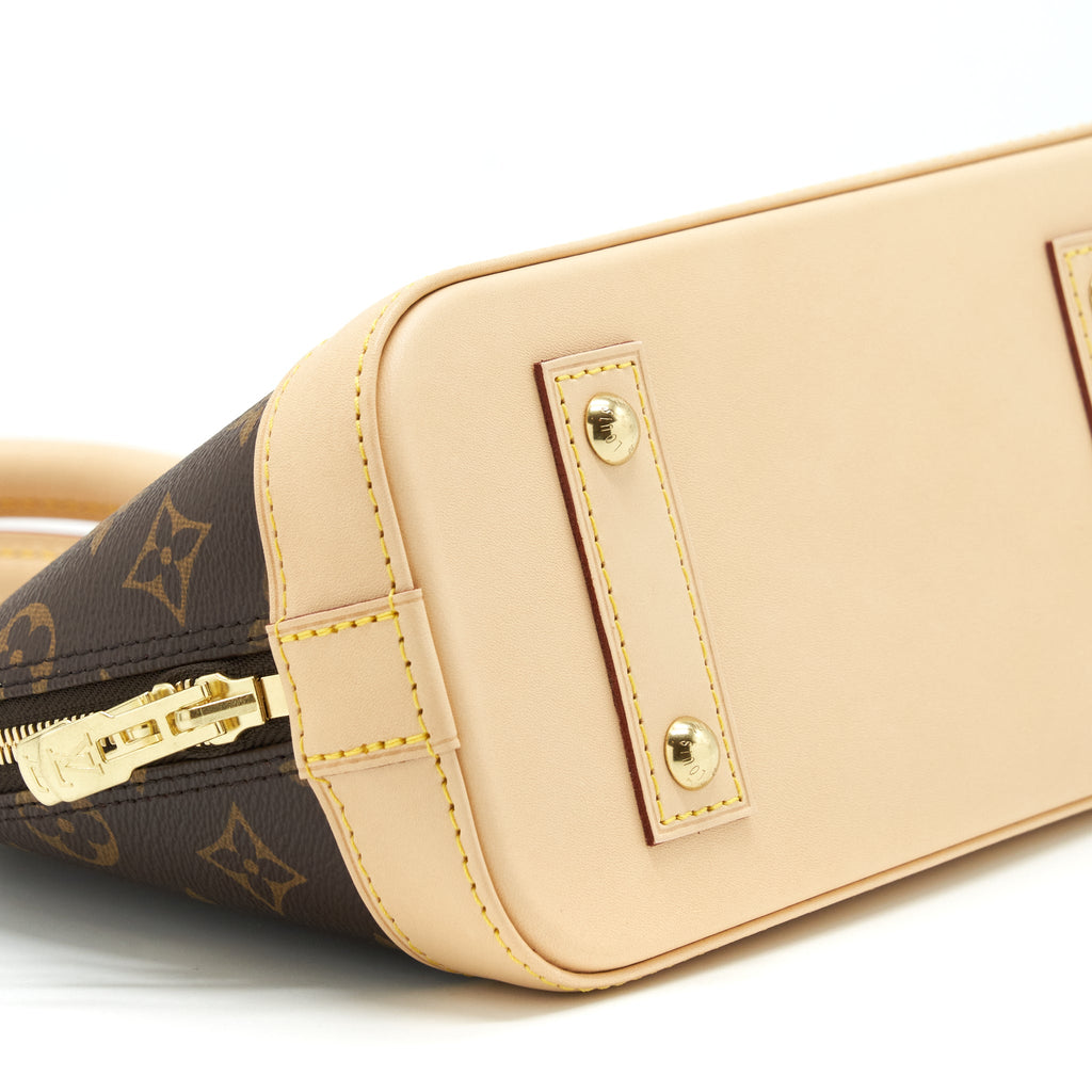 LOUIS VUITTON ALMA BB MONOGRAM CANVAS GHW