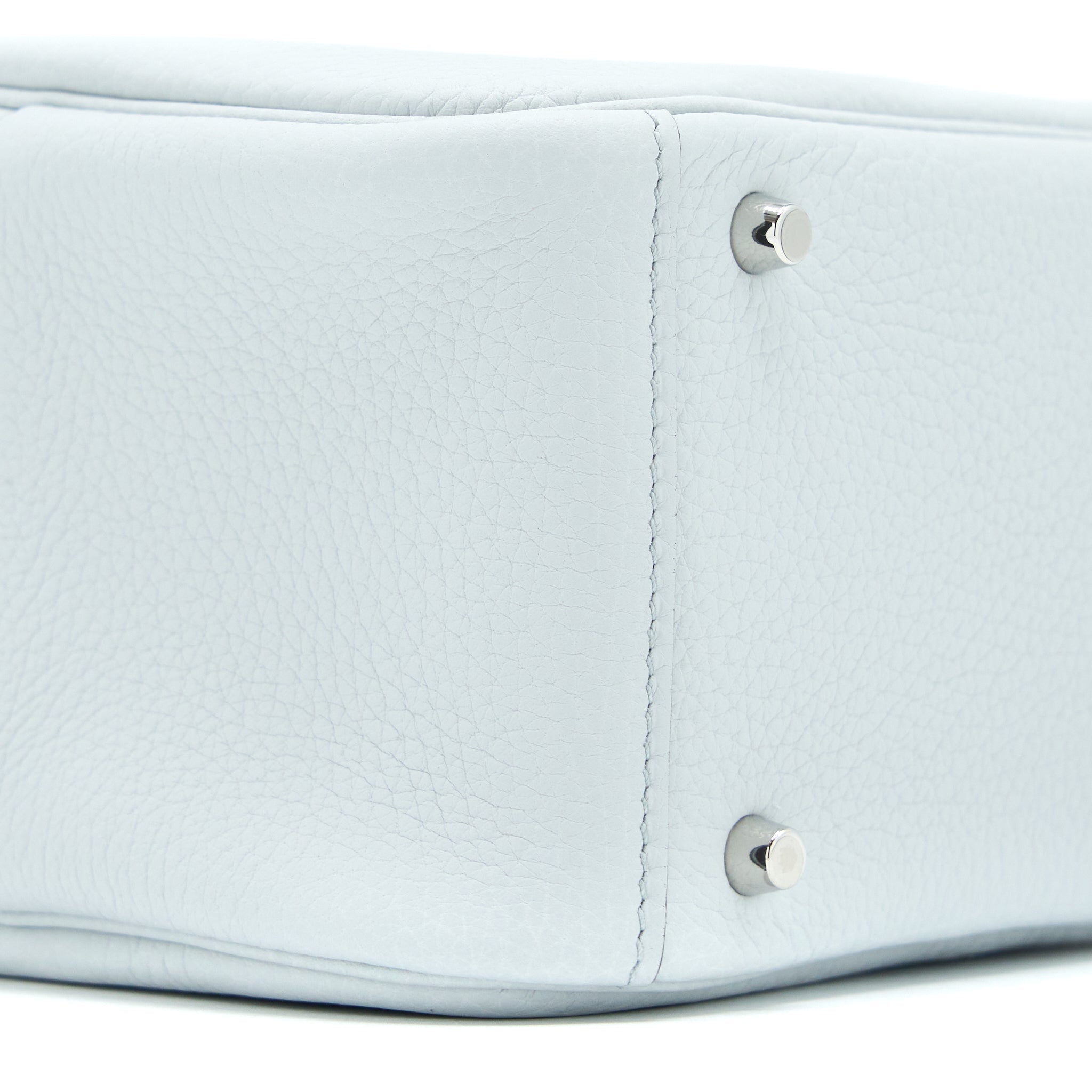 HERMES MINI LINDY CLEMENCE BLUE PALE SHW