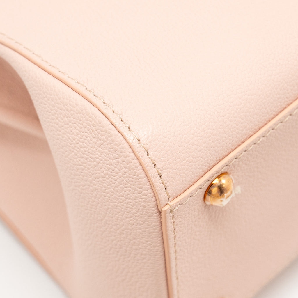 DELVAUX MINI BRILLIANT BAG CALFSKIN PINK RGHW