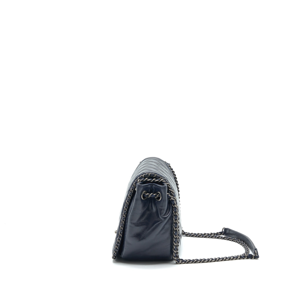 CHANEL QUILTED CALFSKIN FLAP SHOULDER BAG