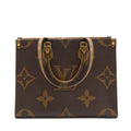 LOUIS VUITTON ON THE GO MM MONOGRAM REVERSE CANVAS GHW