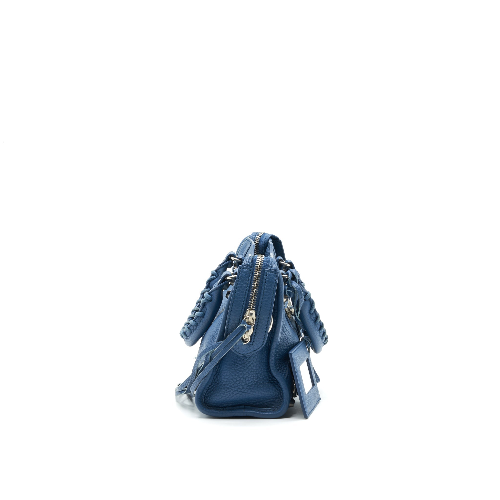 BALENCIAGA MINI CITY BAG BLUE SHW