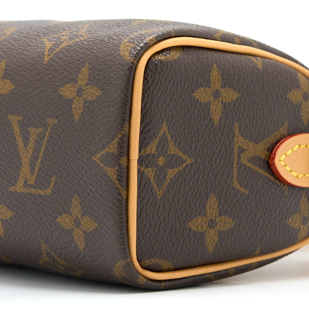 LOUIS VUITTON NANO SPEEDY NEW VERSION MONOGRAM CANVAS GHW
