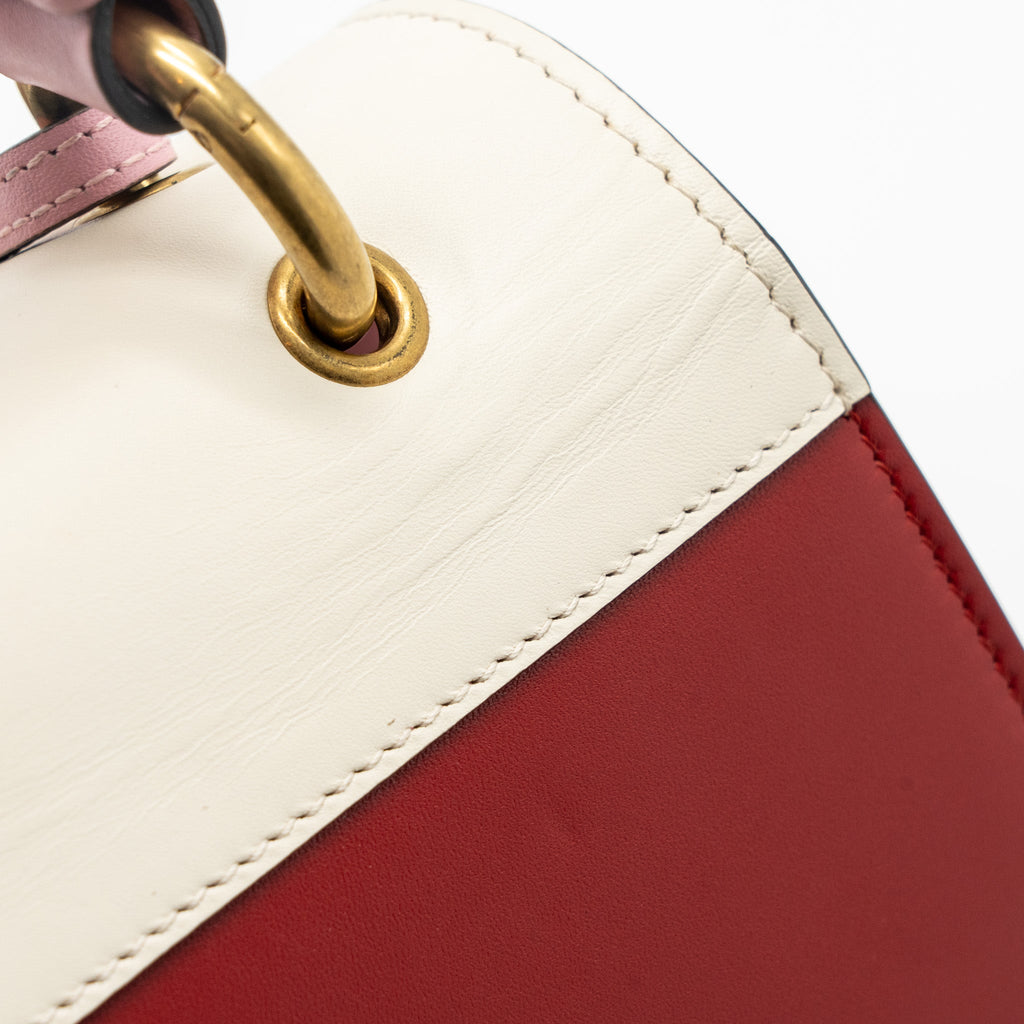 GUCCI QUEEN MARGARET TOP HANDLE BAG CALFSKIN MULTICOLOR GHW