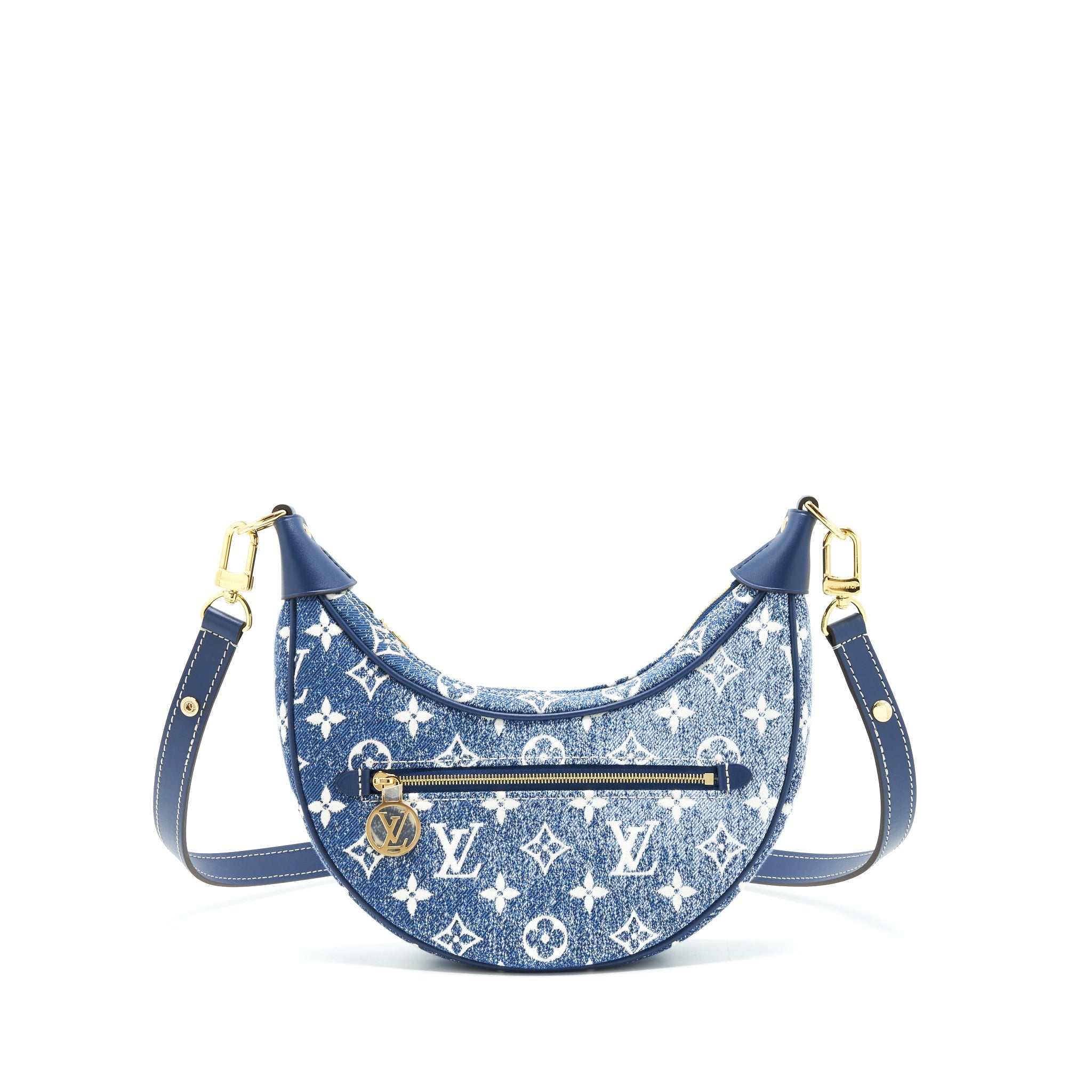 LOUIS VUITTON LOOP BAG DENIM BLUE GHW