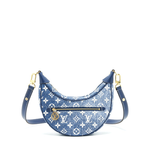 LOUIS VUITTON LOOP BAG DENIM BLUE GHW