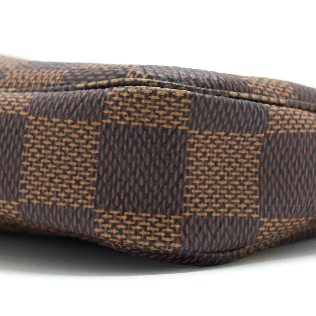LOUIS VUITTON MINI POCHETTE ACCESSORIES DAMIER EBENE GHW