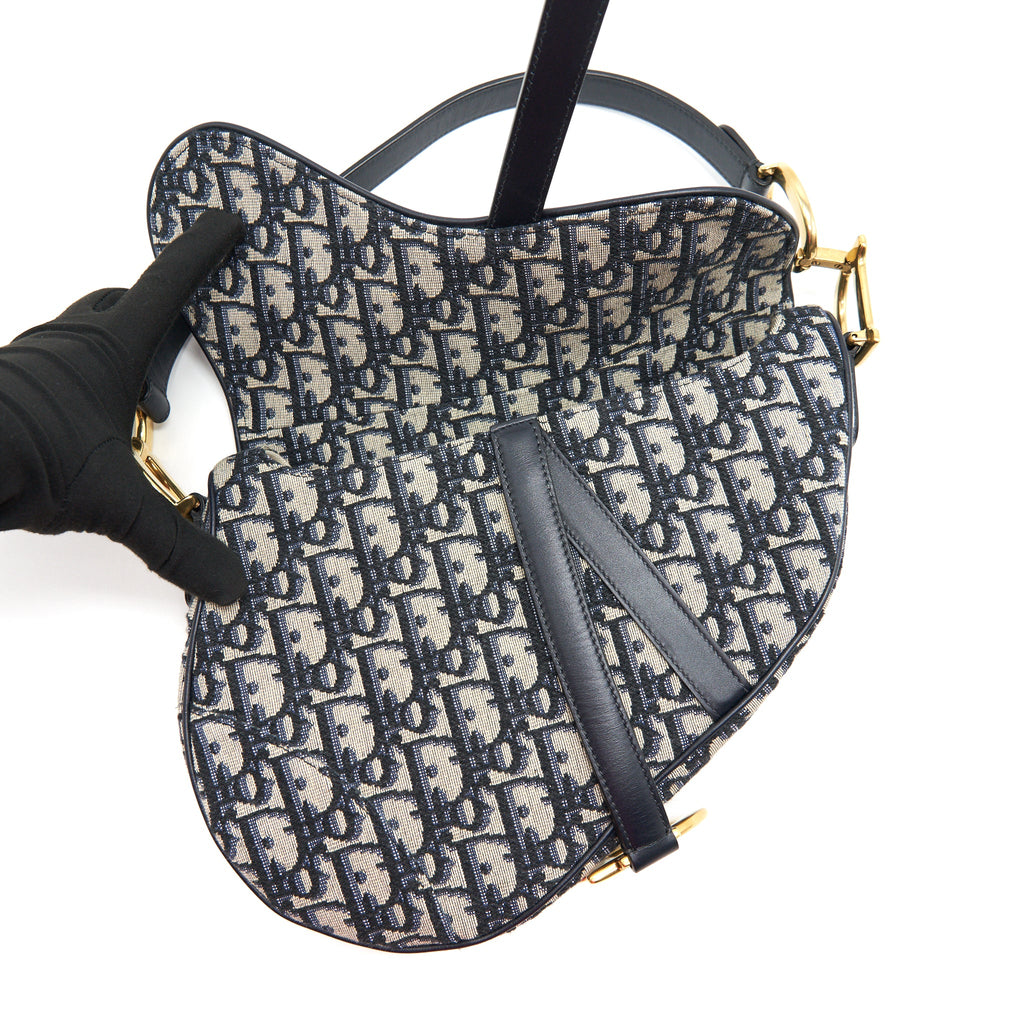 DIOR OBLIQUE MEDIUM SADDLE BAG