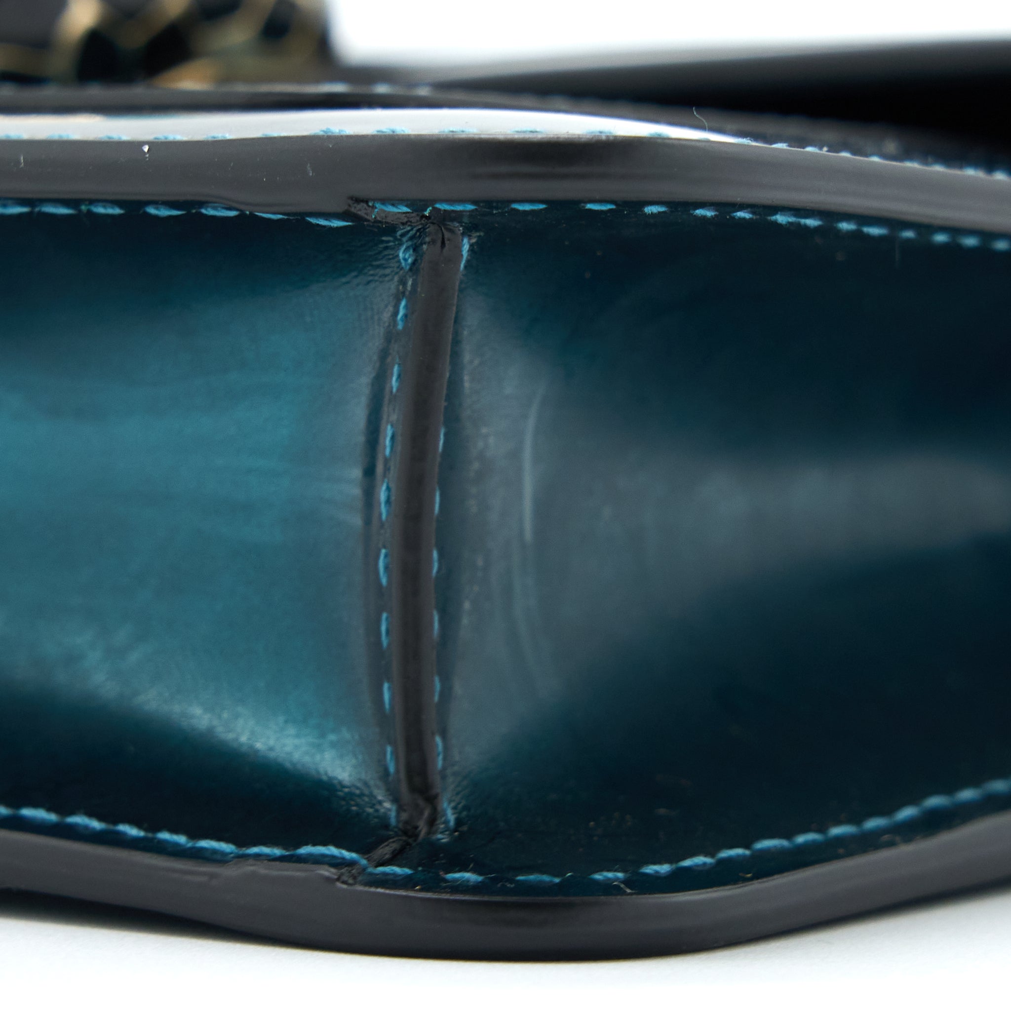 BVLGARI SERPENTI FOREVER CROSSBODY BAG PATENT GREEN LGHW