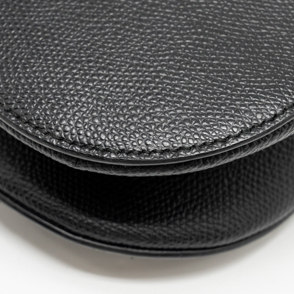 DIOR MINI SADDLE BAG CALFSKIN BLACK GHW