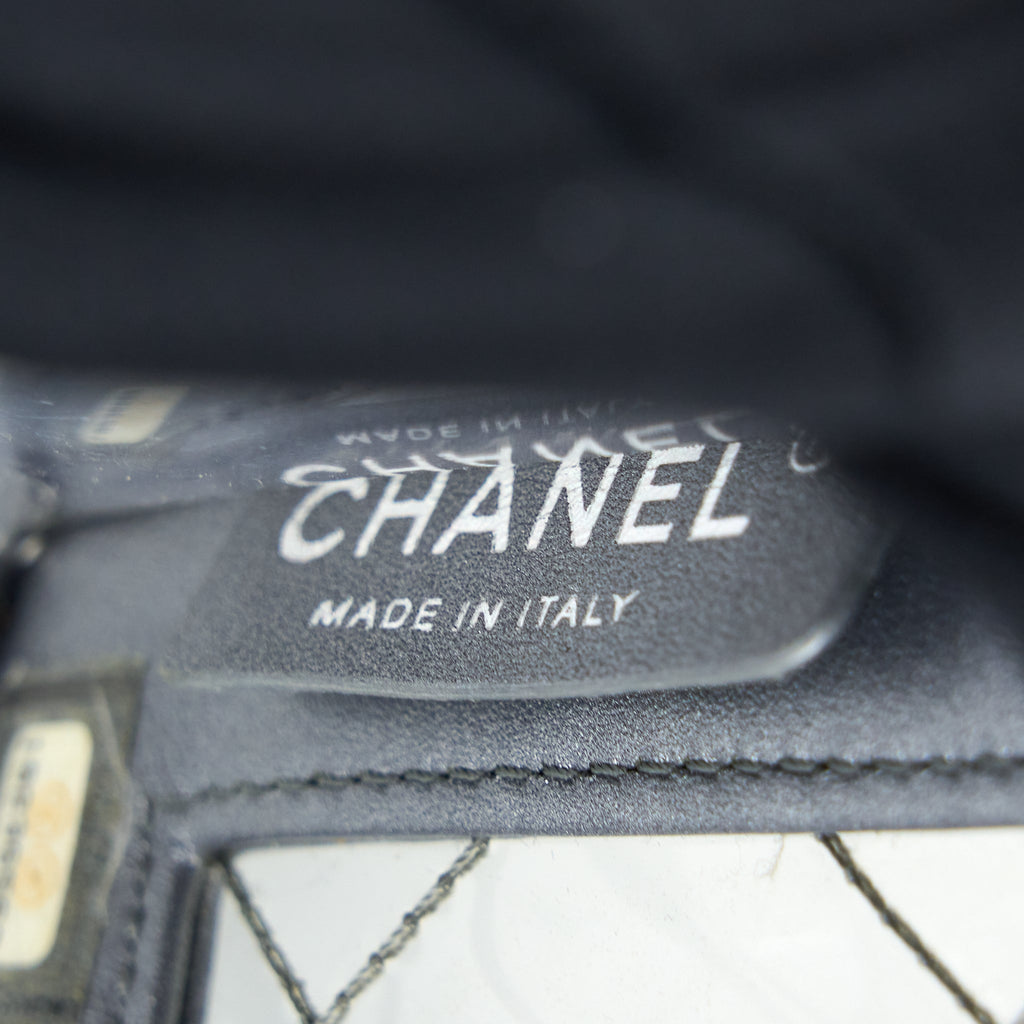 CHANEL SMALL BOY PVC/LAMBSKIN SILVER SHW