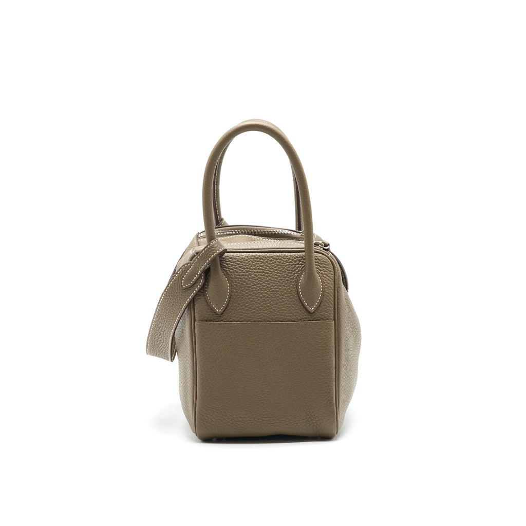 HERMES LINDY 26 BAG ETOUPE WITH SHW
