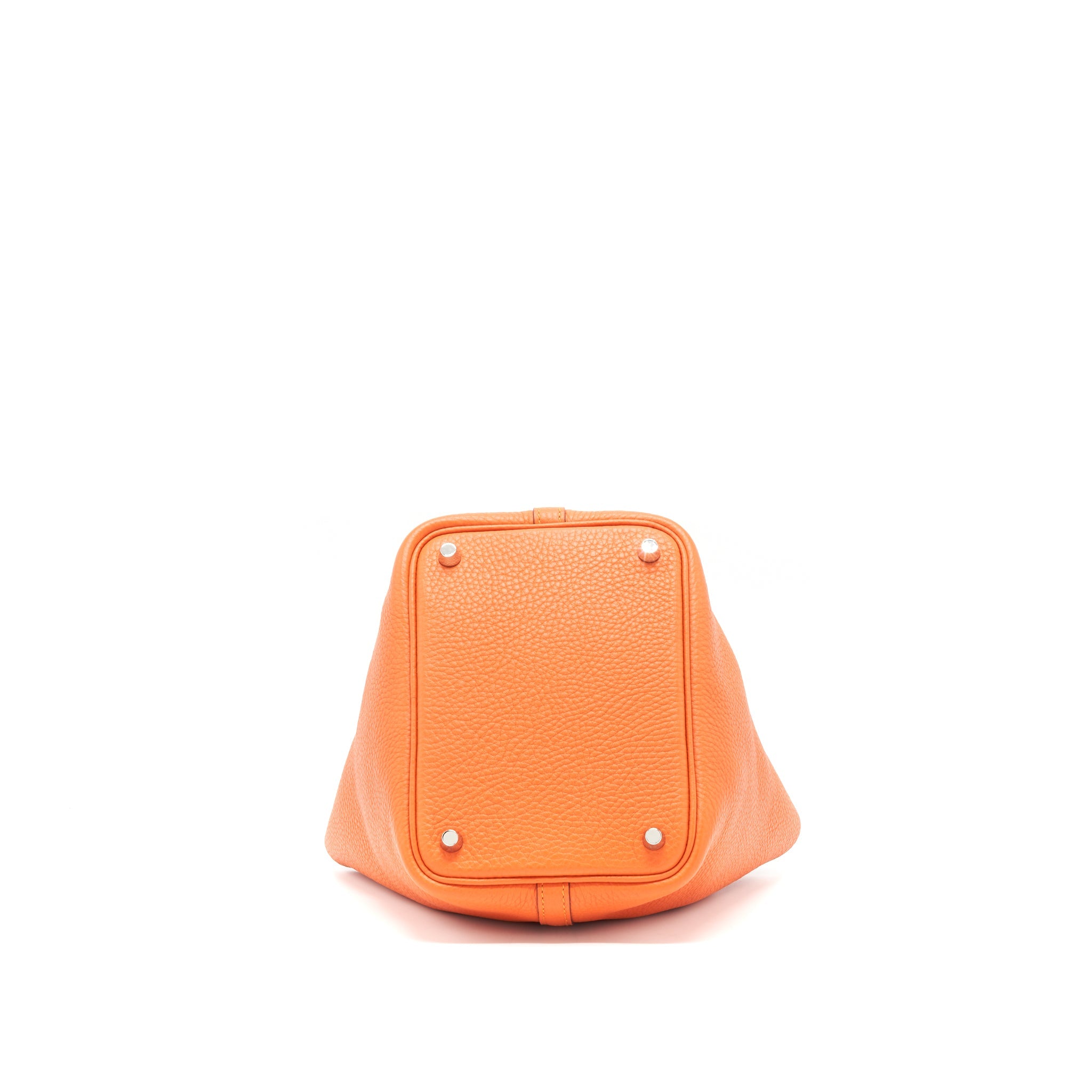 HERMES PICOTIN 18 LOCK BAG ORANGE SHW