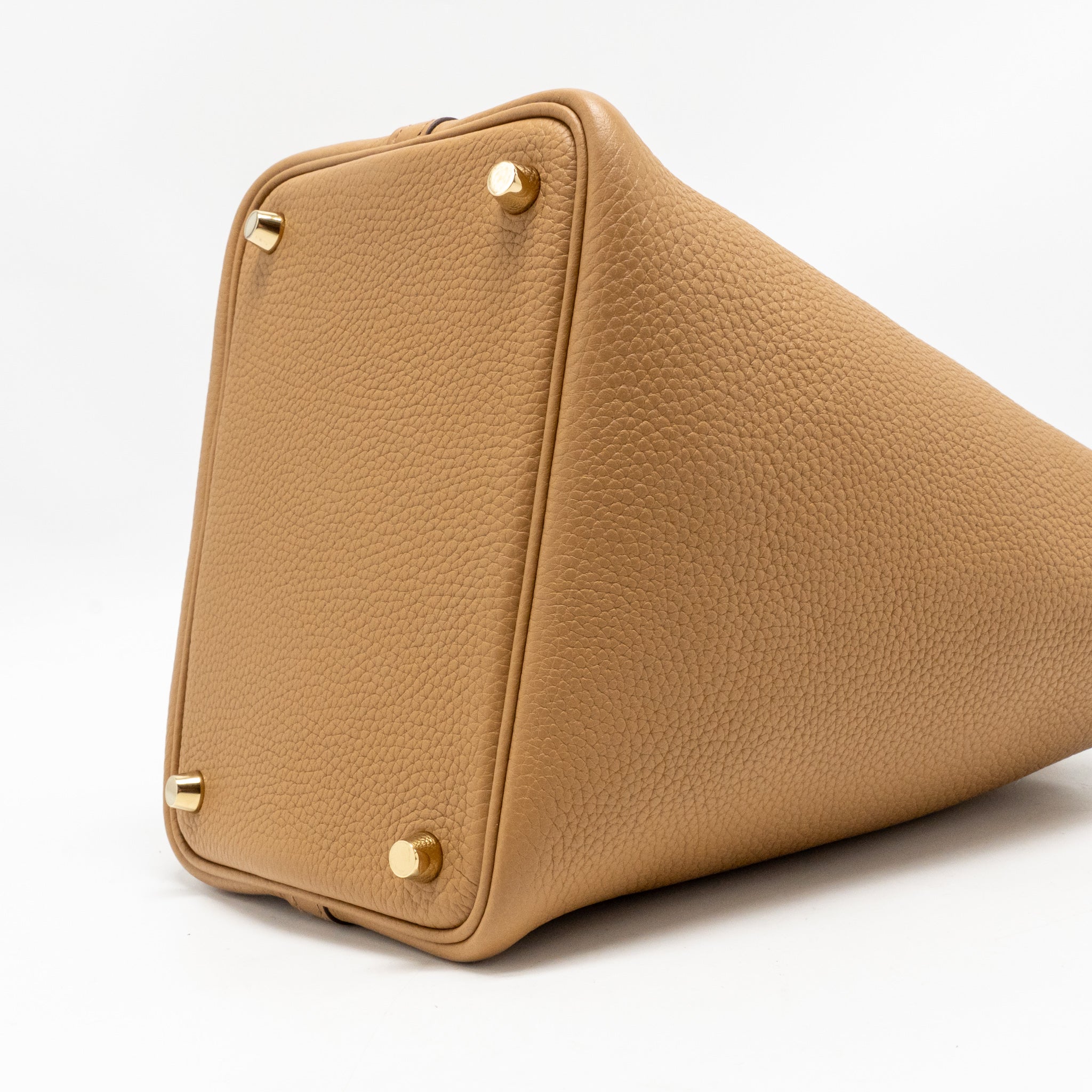 HERMES PICOTIN 18 LOCK BAG CLEMENCE 4B BISCUIT GHW