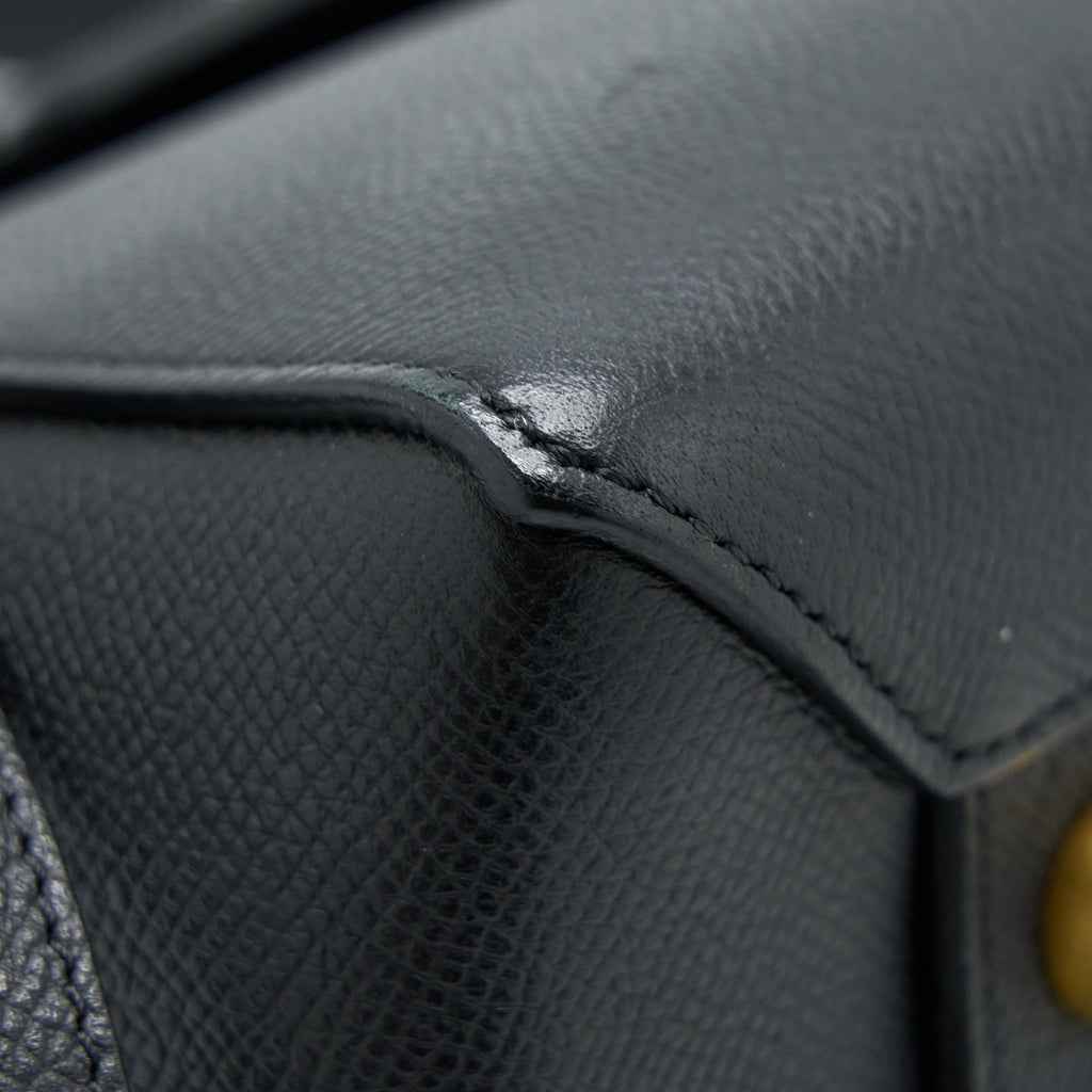 CELINE MINI BELT BAG GRAINED CALFSKIN BLACK GHW