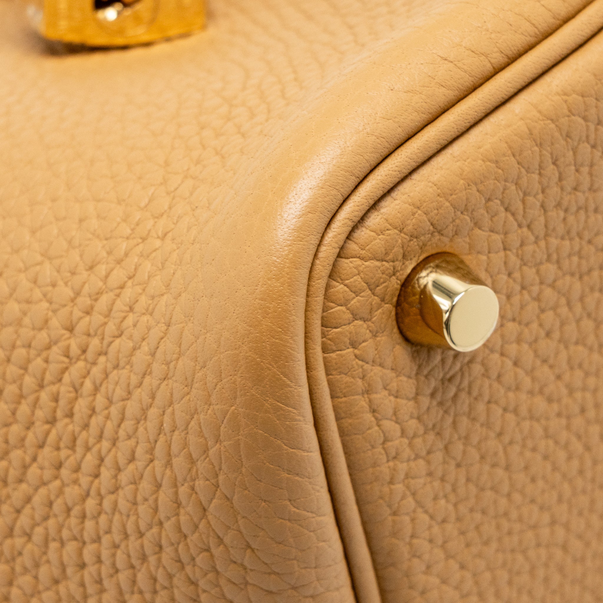 HERMES PICOTIN 18 LOCK BAG CLEMENCE 4B BISCUIT GHW