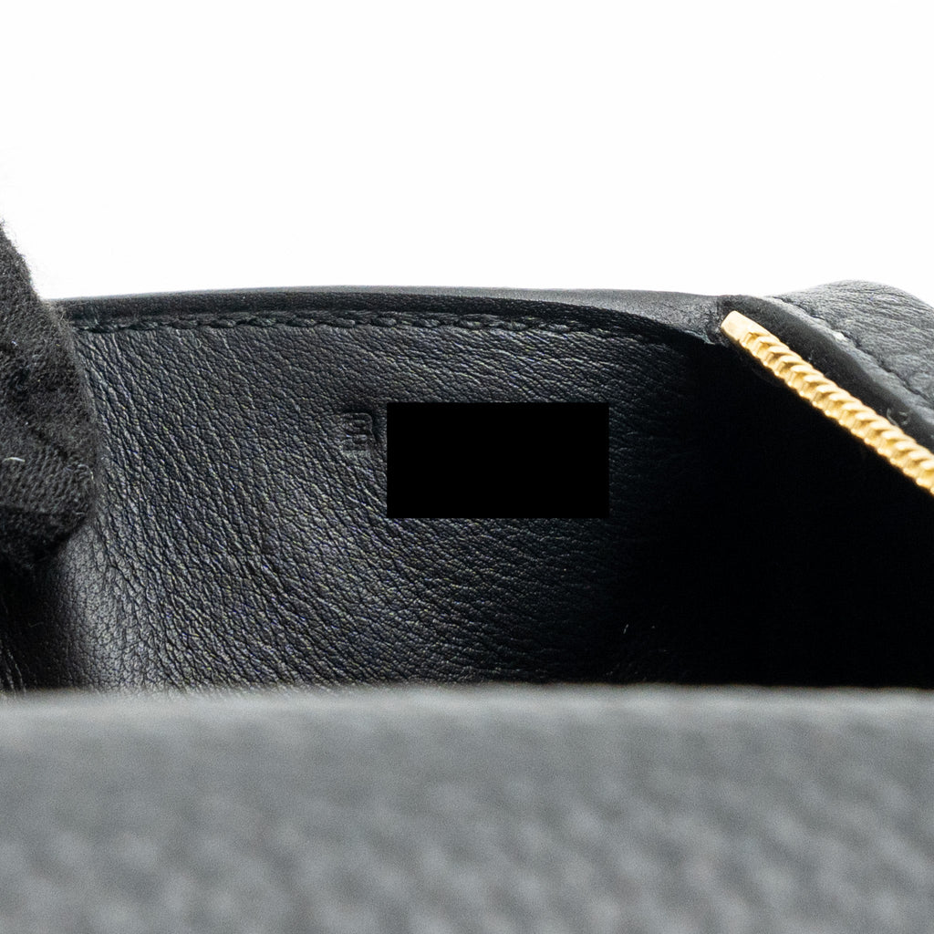HERMES MINI LINDY CLEMENCE BLACK GHW