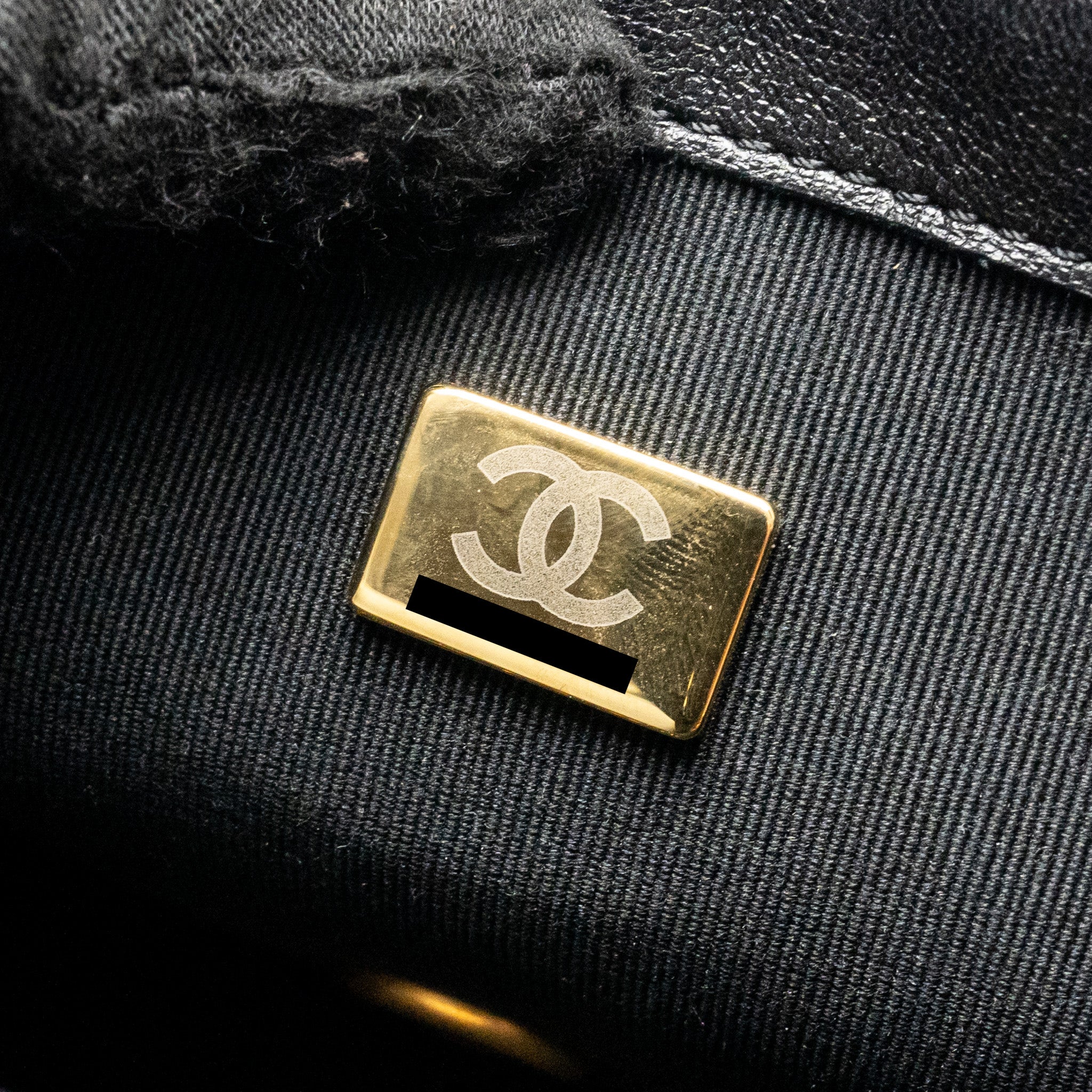 CHANEL QUILTED MINI FLAP BAG WITH DETAILED CHAIN LAMBSKIN BLACK GHW (MICROCHIP)