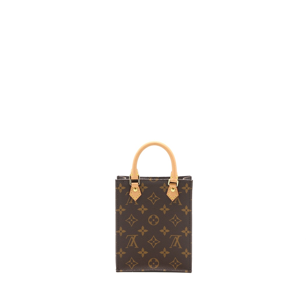 LOUIS VUITTON PETIT SAC PLAT MONOGRAM CANVAS GHW
