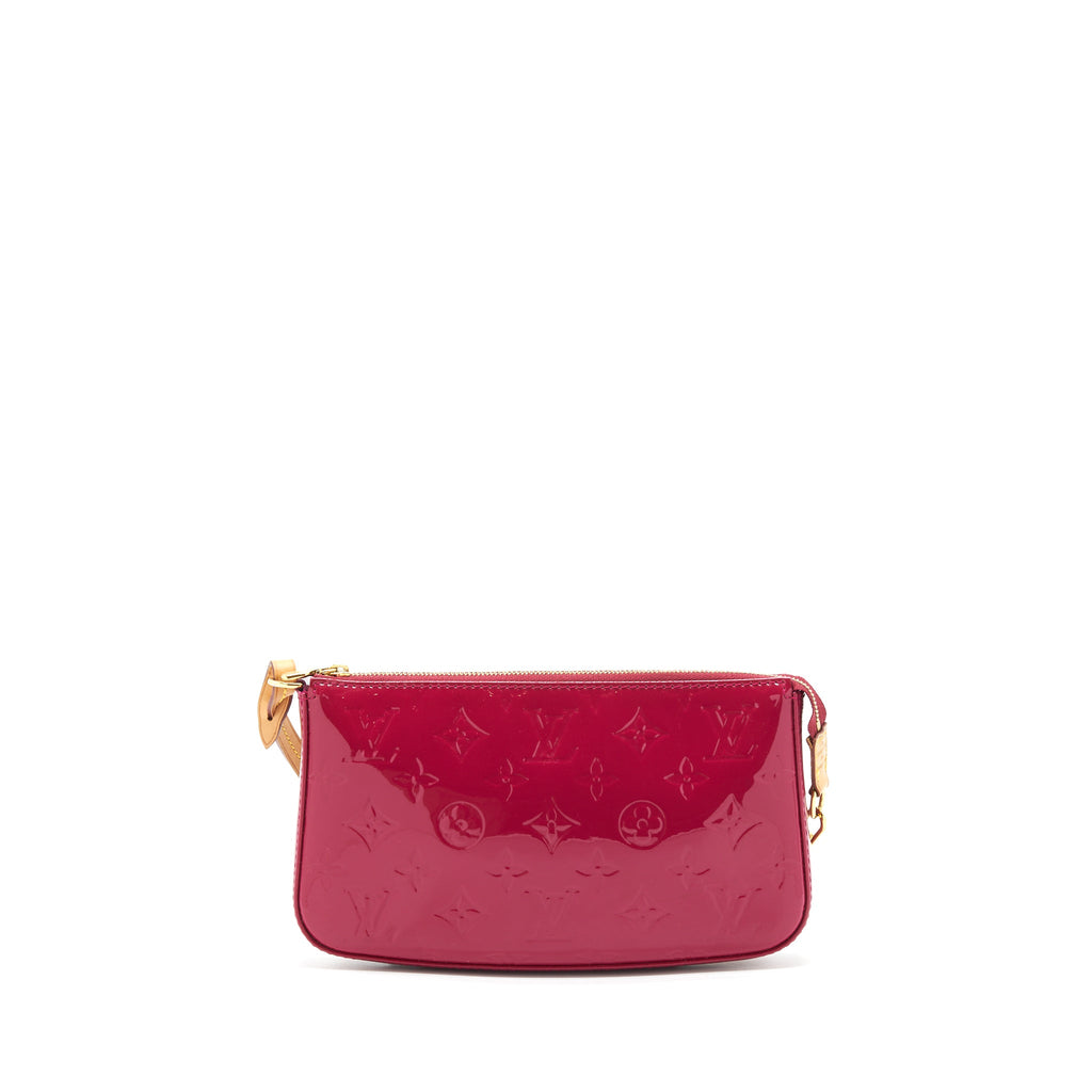 LOUIS VUITTON POTCHETTE ACCESORIES NM MONOGRAM VERNIS INDIAN ROSE