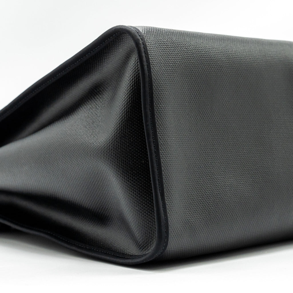 HERMES HERBAG 39 ZIP BAG BERLINE CANVAS / LEATHER BLACK / BLUE SHW