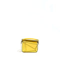 LOEWE NANO PUZZLE CALFSKIN YELLOW SHW