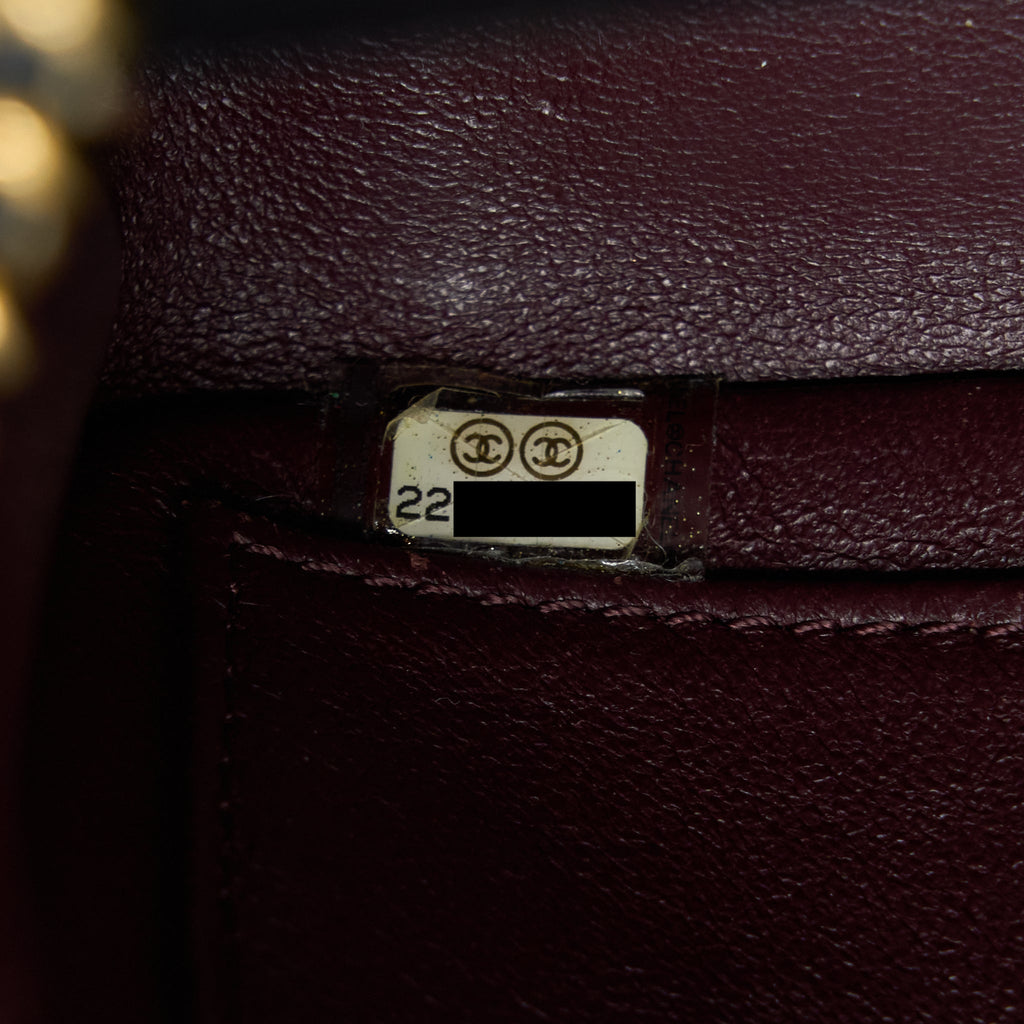 CHANEL FILIGREE FLAP BAG CAVIAR BLACK GHW