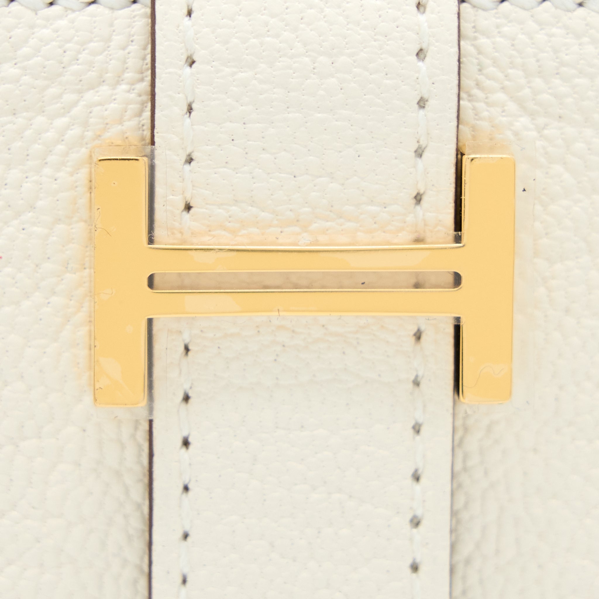 HERMES BEARN MINI WALLET CHEVRE MYSORE GOATSKIN NATA GHW