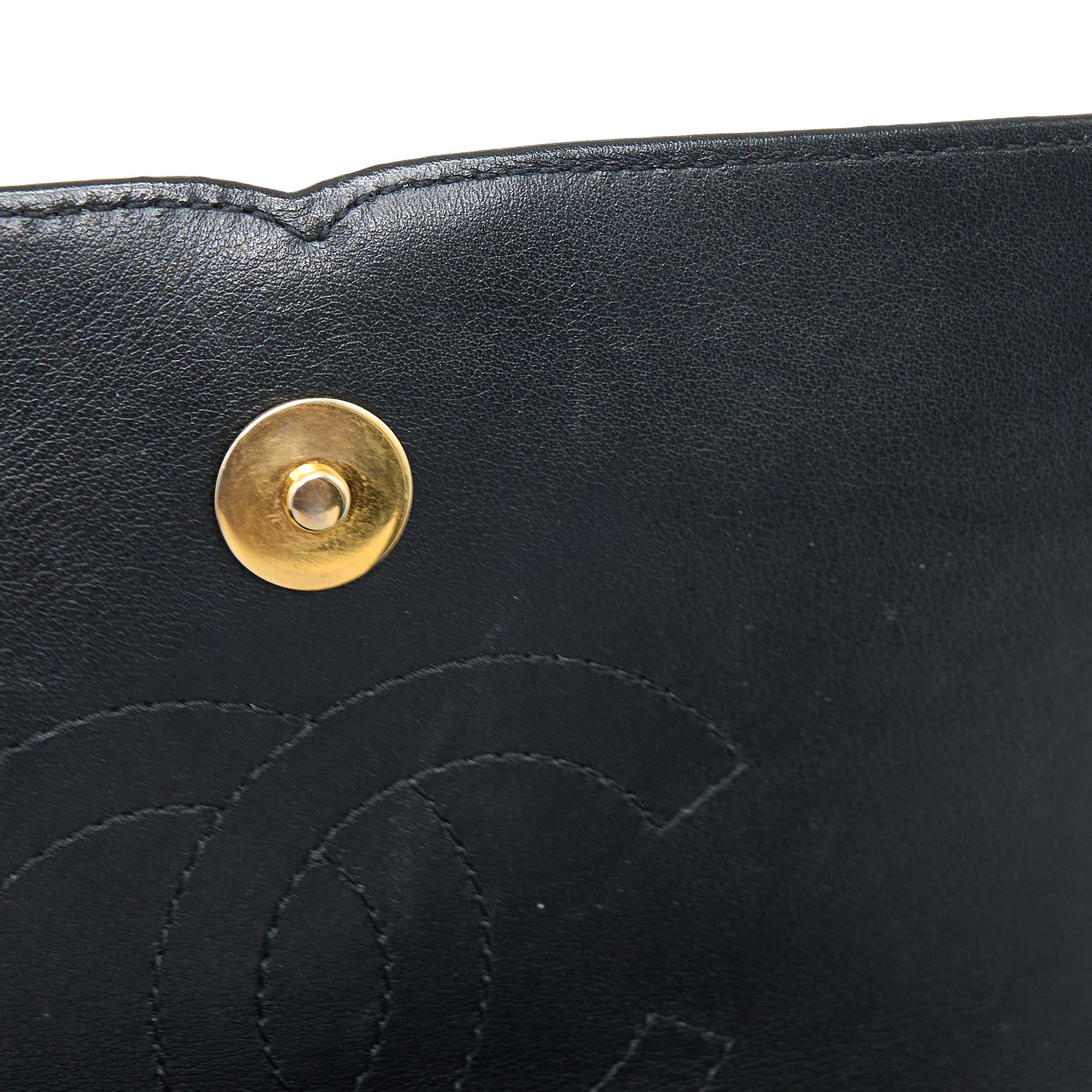 CHANEL FILIGREE FLAP BAG CAVIAR BLACK GHW
