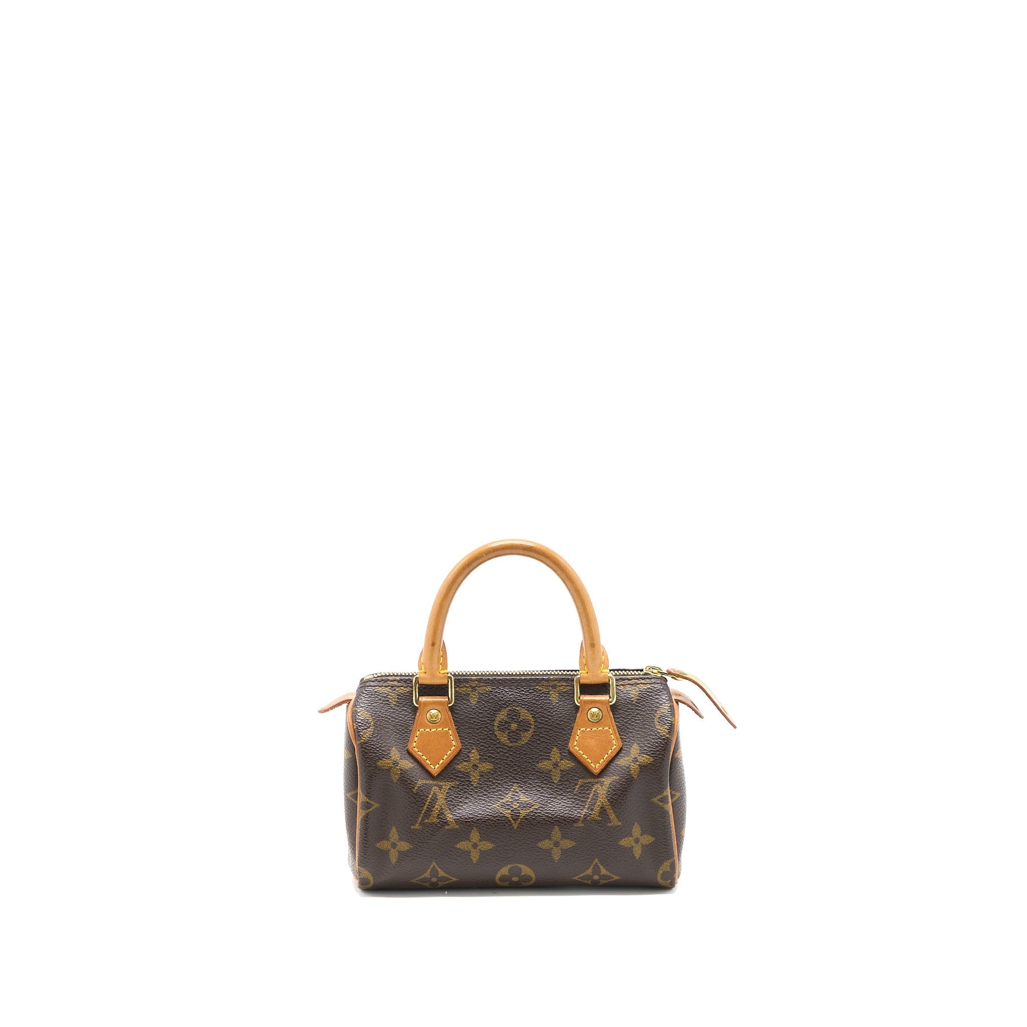 LOUIS VUITTON VINTAGE NANO SPEEDY MONOGRAM CANVAS GHW