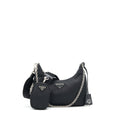 PRADA REEDITION 2005 NYLON BAG BLACK SHW