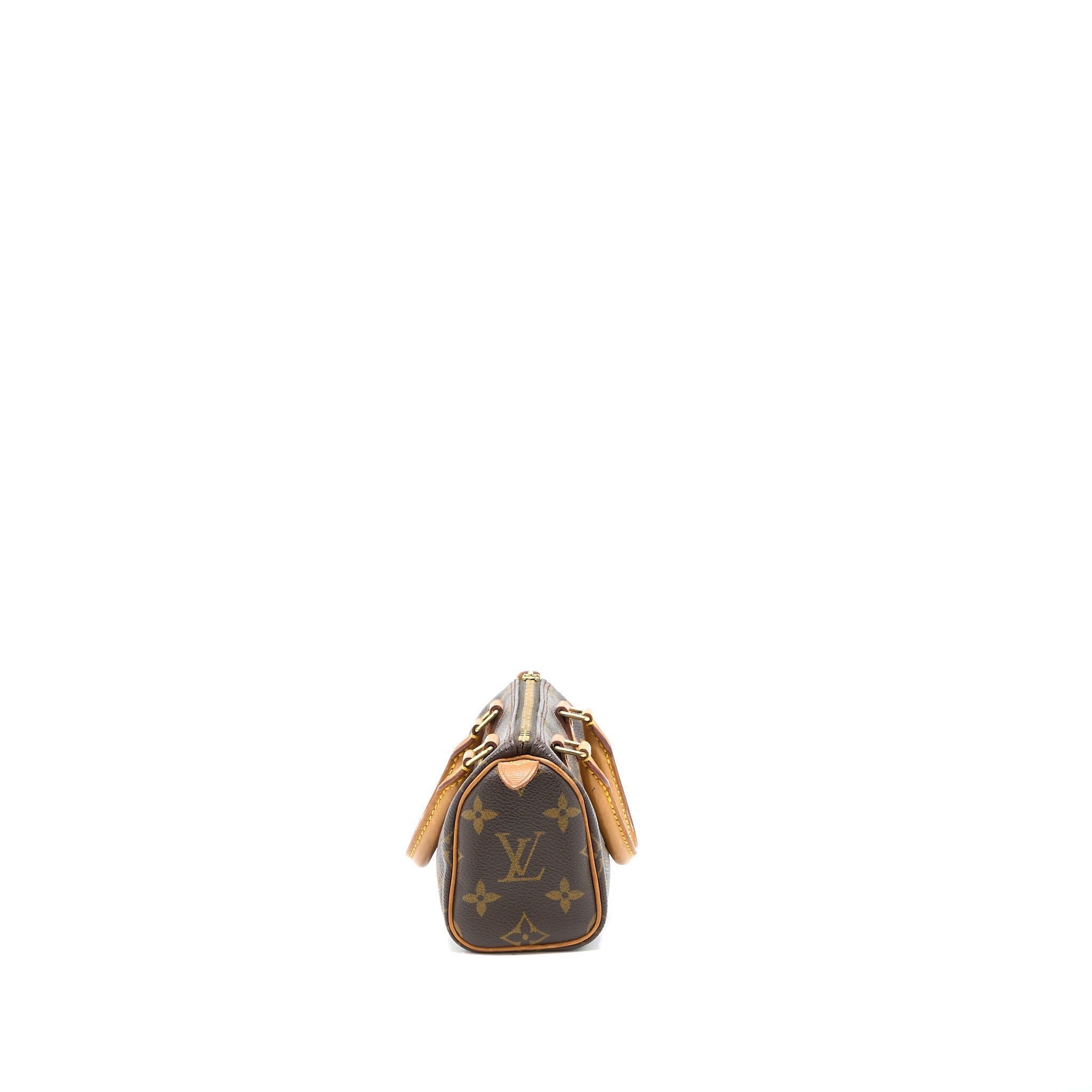 LOUIS VUITTON VINTAGE NANO SPEEDY MONOGRAM CANVAS GHW