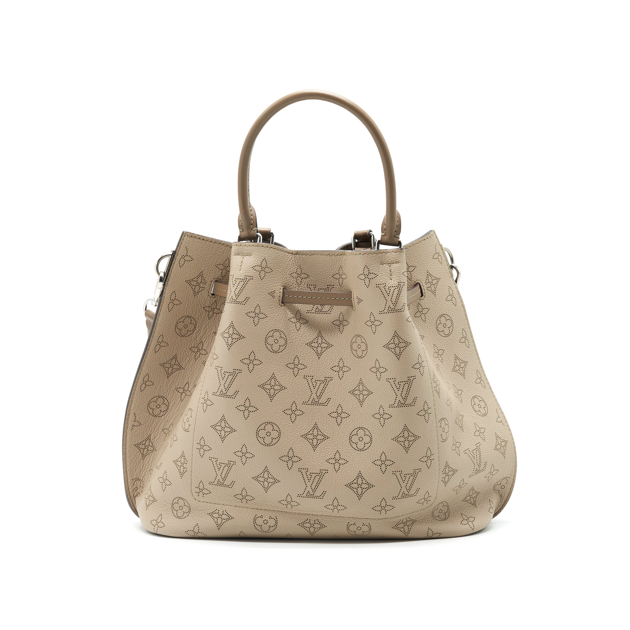 LOUIS VUITTON GIROLATA MAHINA TOTE BAG GREY