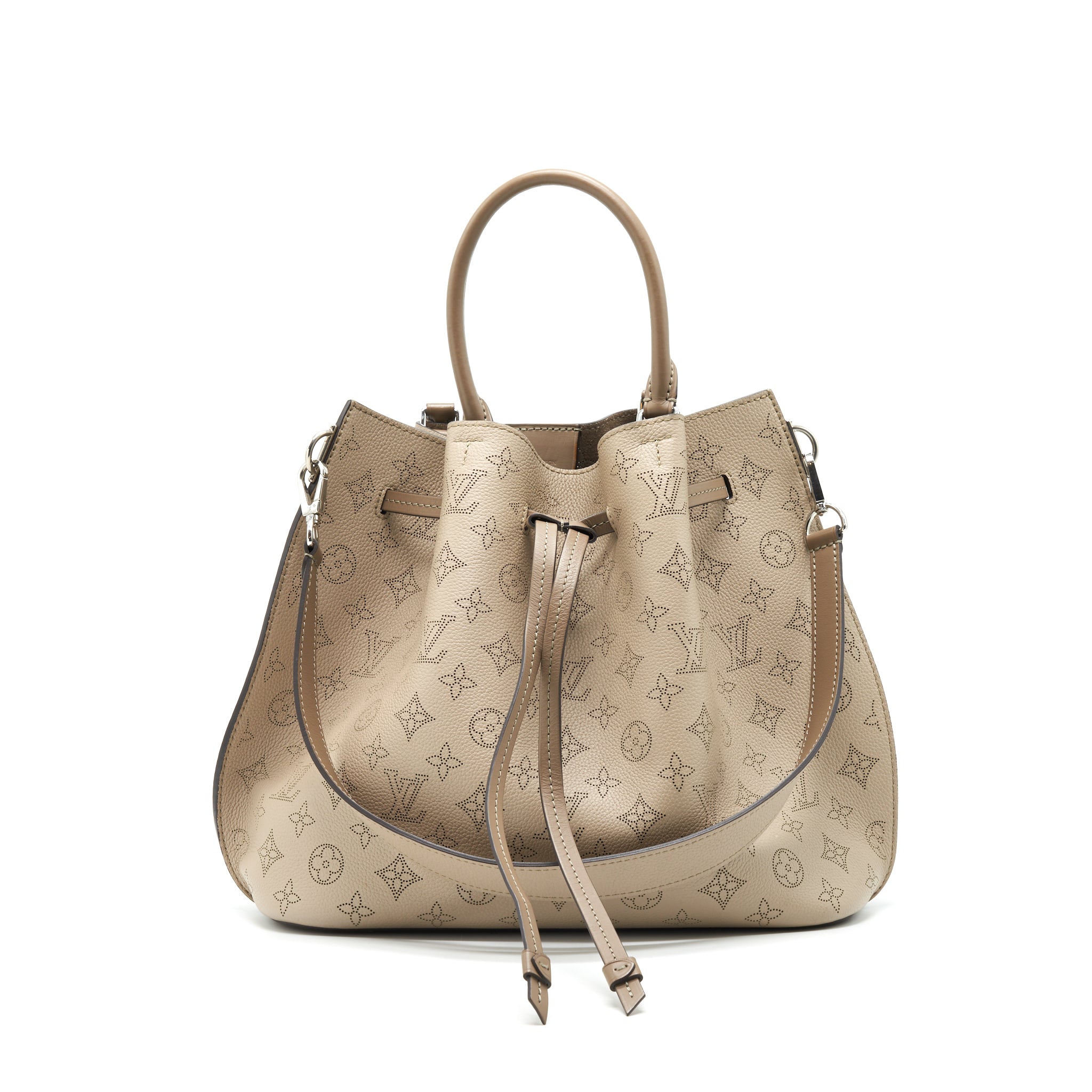 LOUIS VUITTON GIROLATA MAHINA TOTE BAG GREY