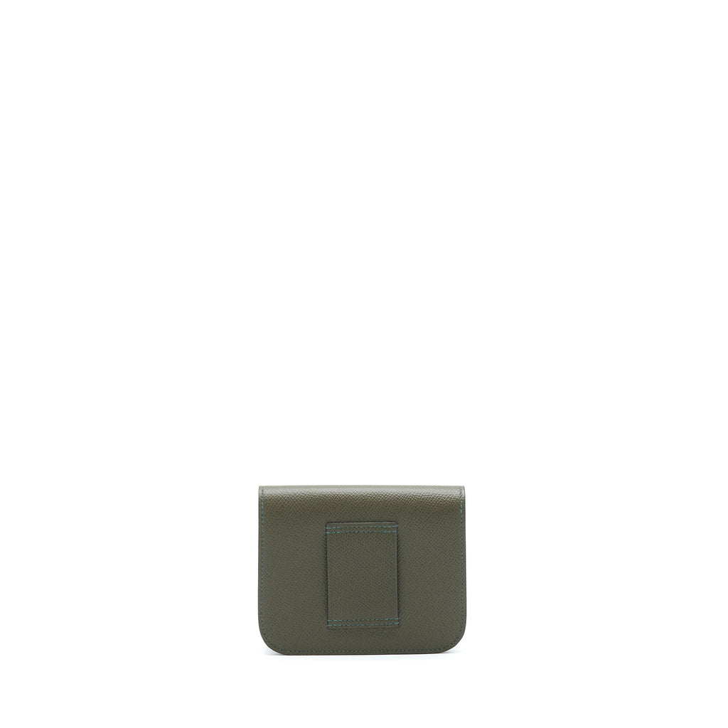HERMES CONSTANCE SLIM EPSOM VERT DE GRIS GHW
