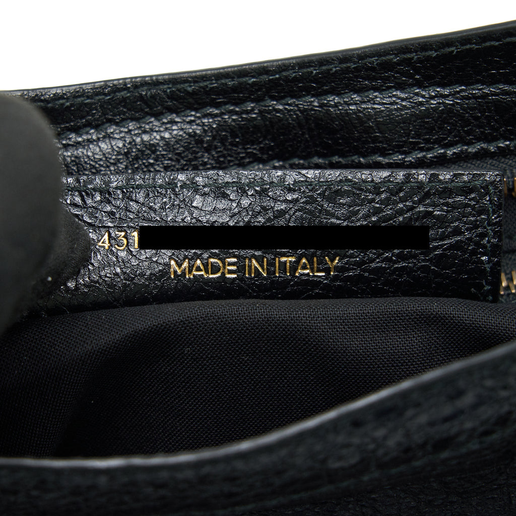 BALENCIAGA CLASSIC CITY S LEATHER TOTE BLACK