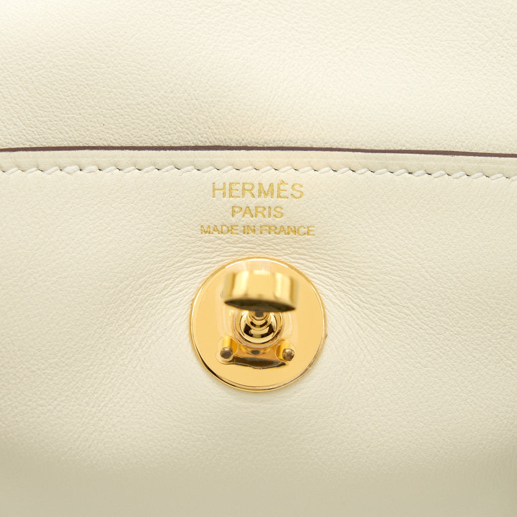 HERMES MINI LINDY SWIFT NATA GHW