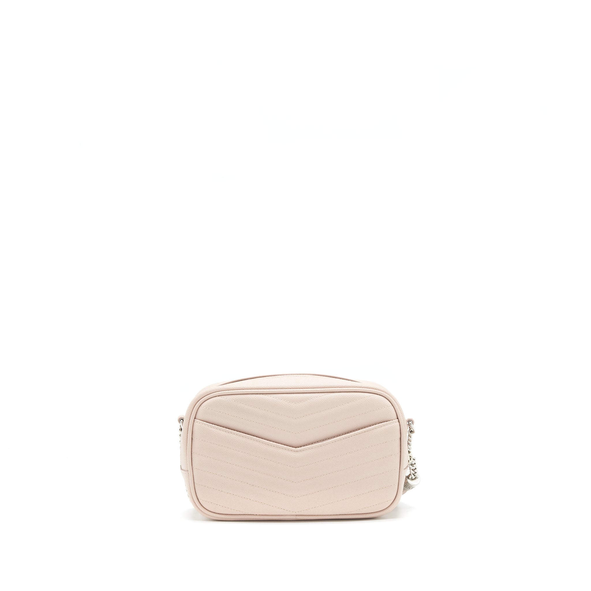 SAINT LAURENT MINI LOU LOU CAMERA BAG LIGHT PINK