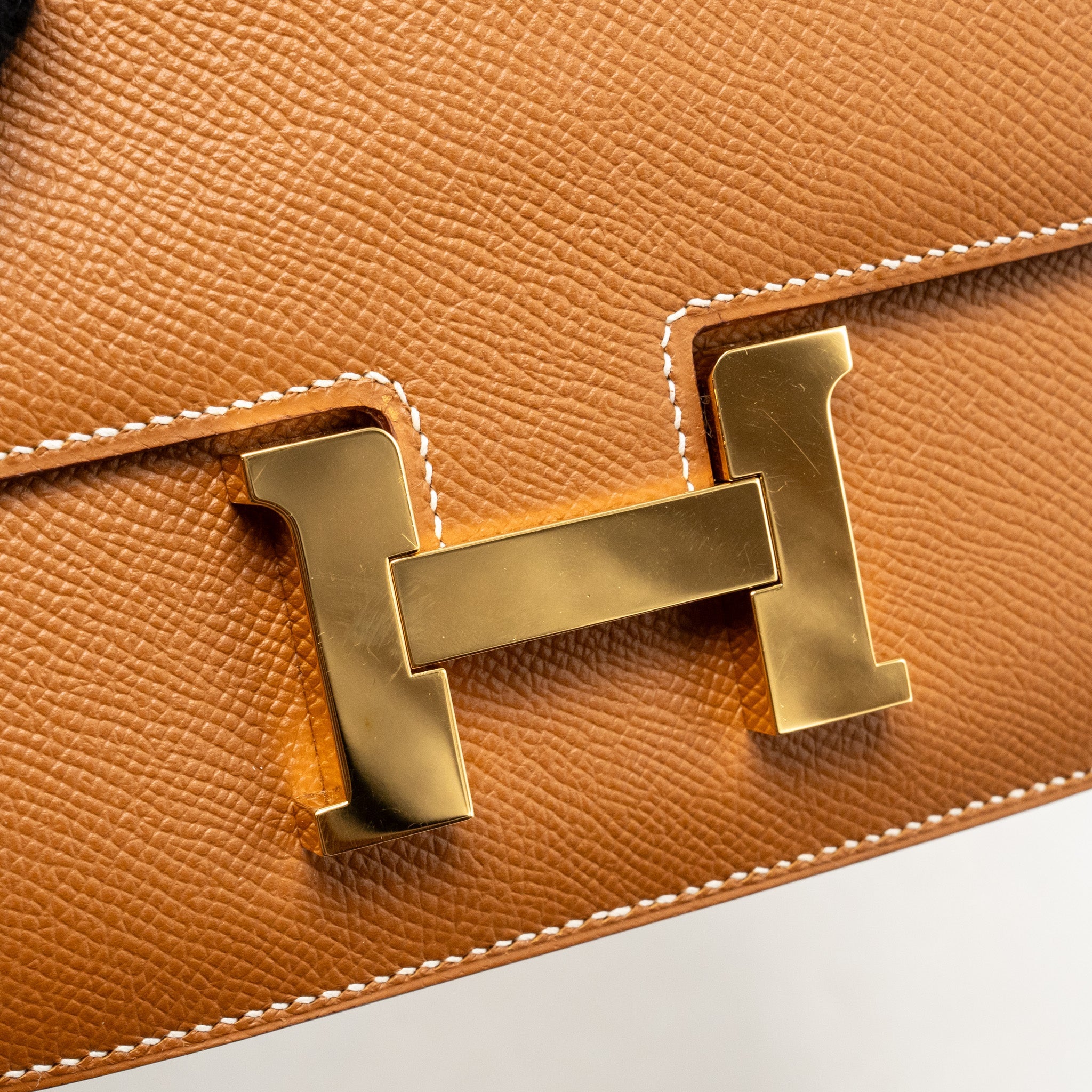 HERMES MINI CONSTANCE EPSOM GOLD GHW