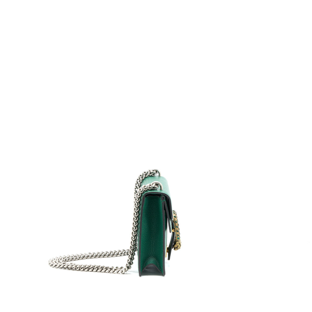 GUCCI MINI DIONYSUS BAG CALFSKIN GREEN GHW