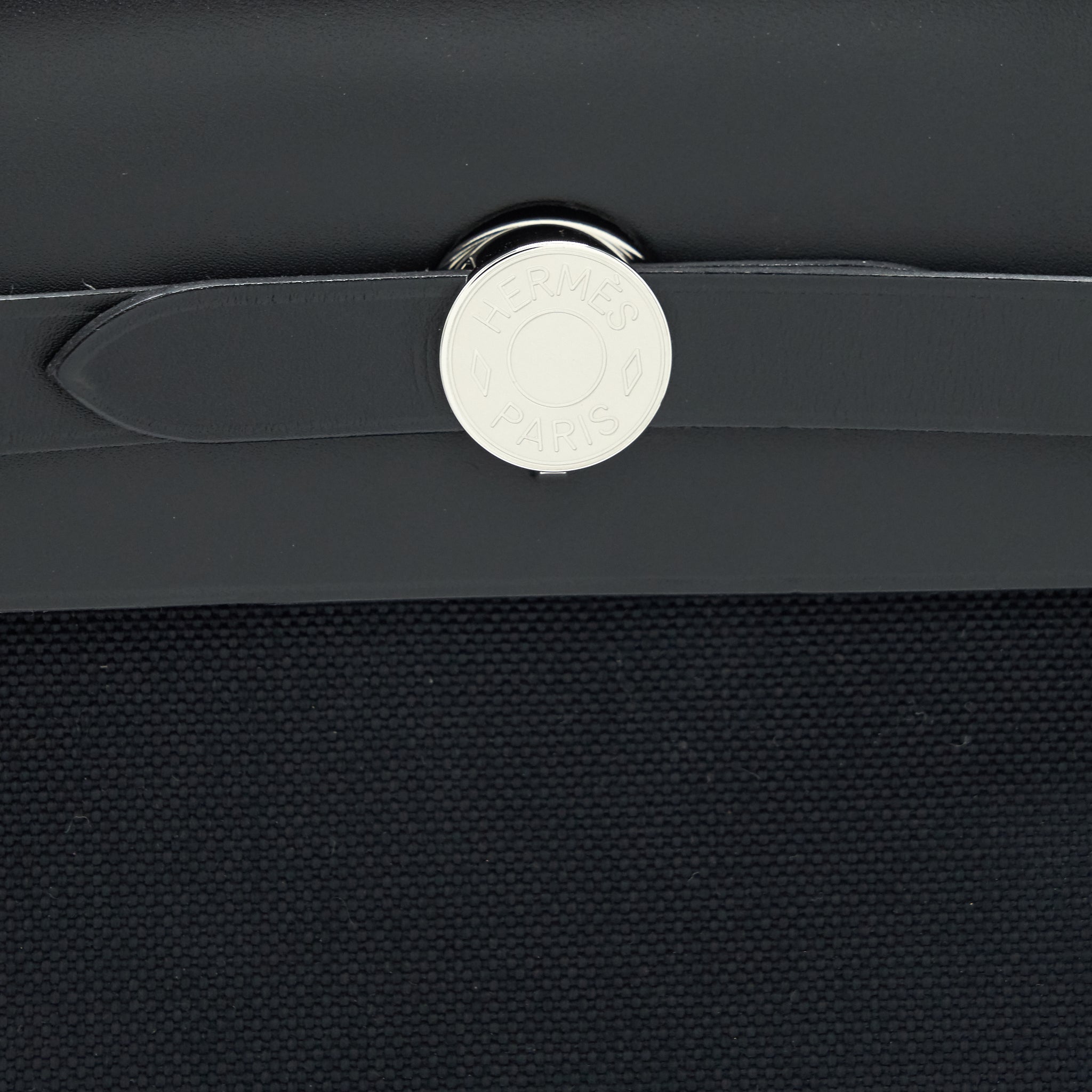 HERMES HERBAG ZIP 31 RETOURNE BAG NOIR
