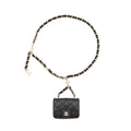 CHANEL 21B BELT BAG CAVIAR BLACK LGHW