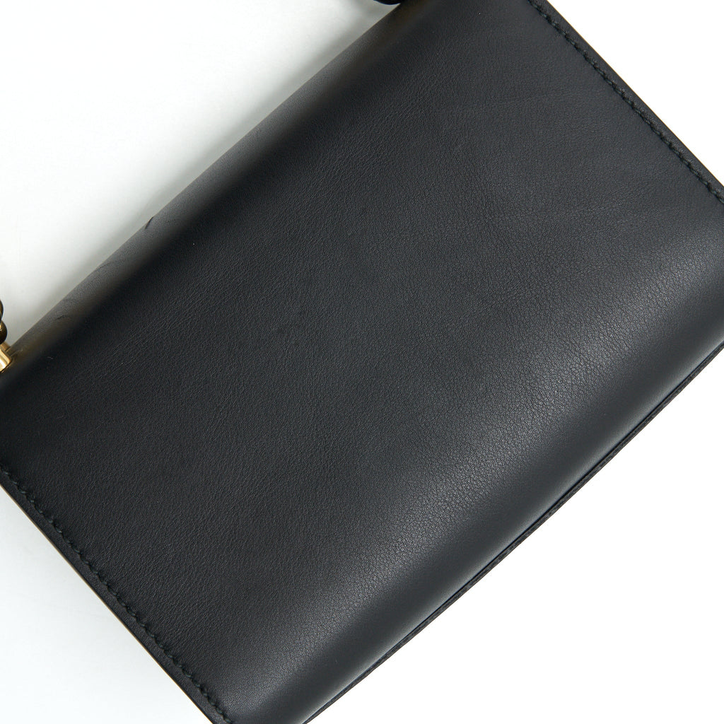 GUCCI LIMITED EDITION PADLOCK CHAIN BAG BLACK