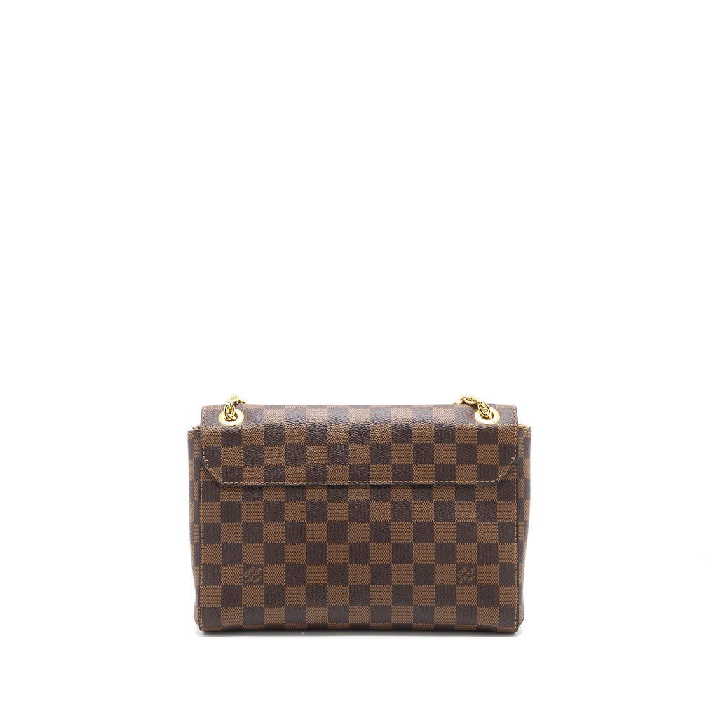 LOUIS VUITTON VAVIN PM DAMIER EBENE CANVAS BEIGE GHW