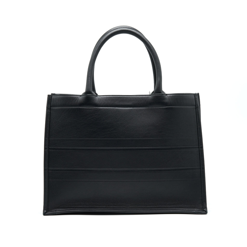 DIOR SMALL LEATHER BOOKTOTE SO BLACK