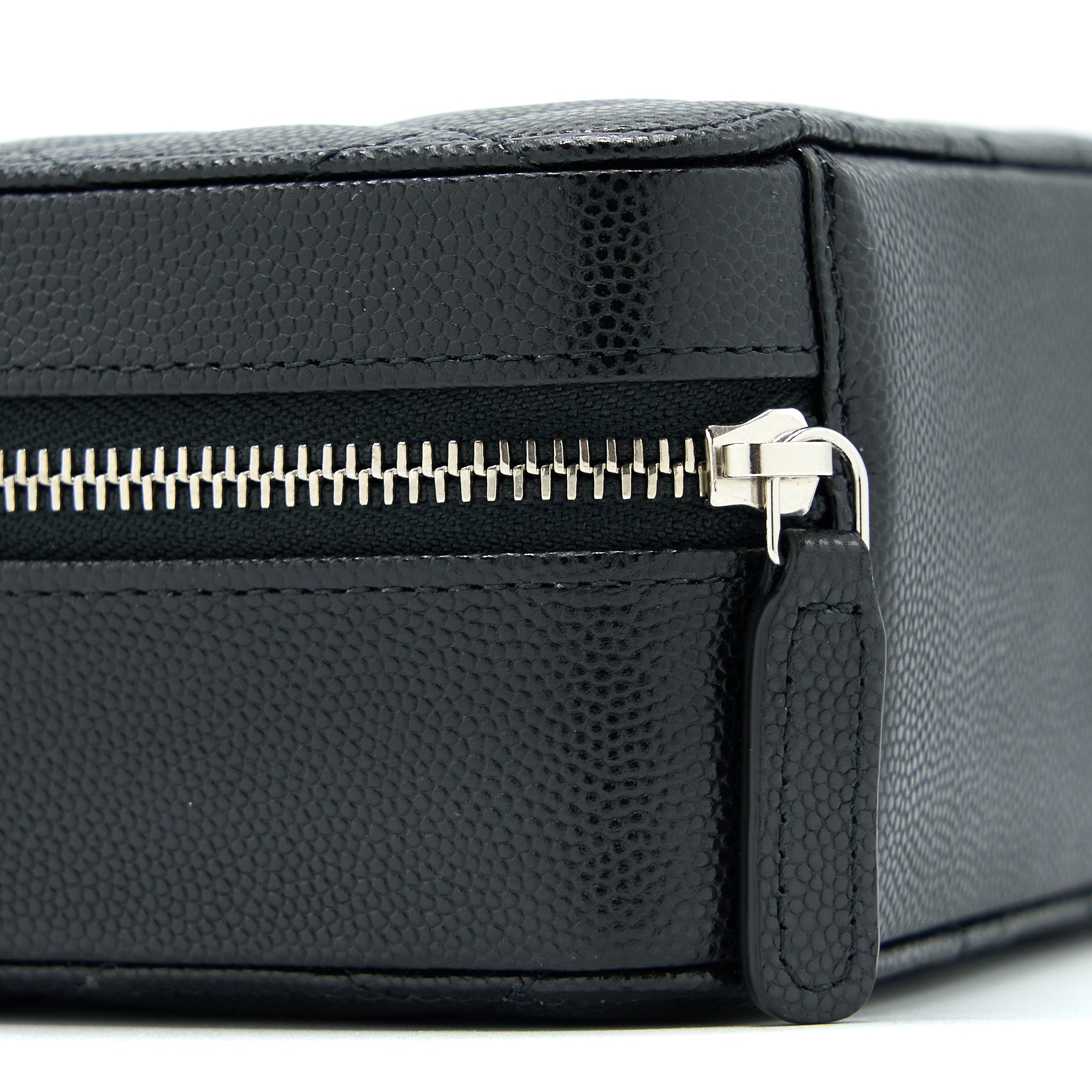 CHANEL MINI CAMERA CASE CAVIAR BLACK SHW