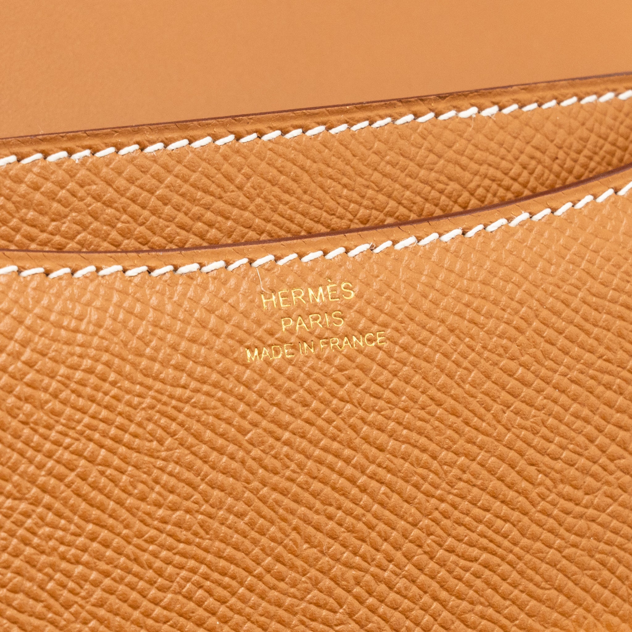 HERMES MINI CONSTANCE EPSOM GOLD GHW